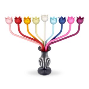 חנוכיית פרחים