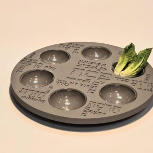 קערת סדר בטון טיפוגרפיה