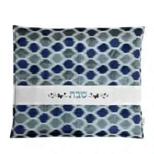 כיסוי לפלטה טורקיז כחול עיגולים-רונית גור