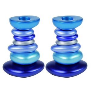 פמוטים - אבנים - כחול-עמנואל